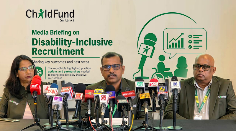 ChildFund Sri Lanka Spearheads National Initiative to Empower Youth with Disabilities